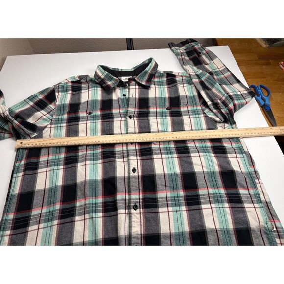The North Face Arroyo Mens Flannel Shirt Long Sleeve Plaid Button Up XXL - Picture 2 of 5